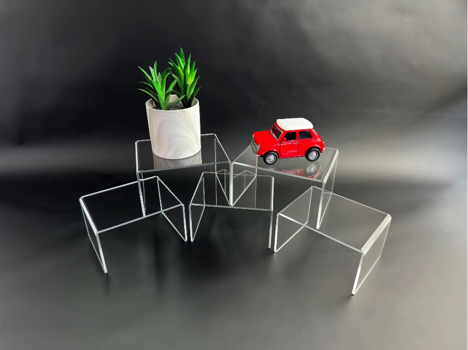 Stand forma U, Set 5 buc,  12 x 10 x 5 cm Plexiglas,